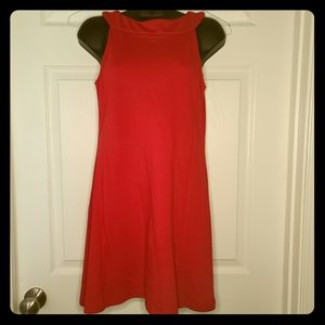 Red retro MNG a-line dress